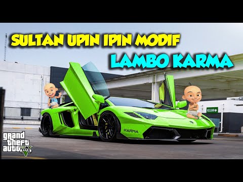 Sultan Upin Ipin Modif Mobil LAMBORGHINI Keren Parah ManTUL - GTA V Upin Ipin Episode Terbaru 774