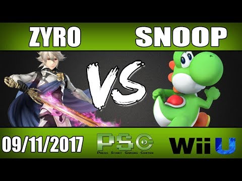 Zyro (Corrin/Mewtwo) vs PWRUP | Snoop (Yoshi) - Wii U Losers Finals S4M