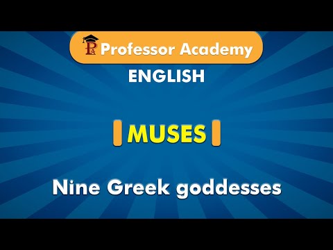 Muses - Nine Greek goddesses | Professor Academy English