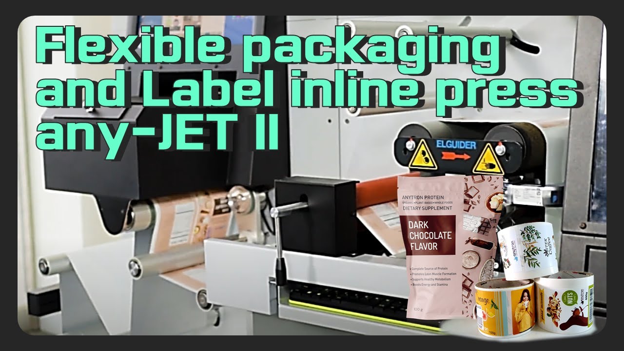 Flexible packaging and label inline press any-JET II