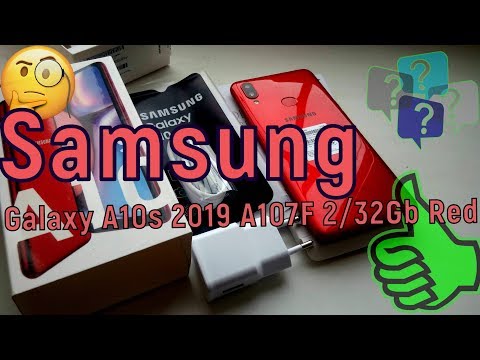 Samsung Galaxy A10s 2019 Red Распаковка.Мнение.Обзор.