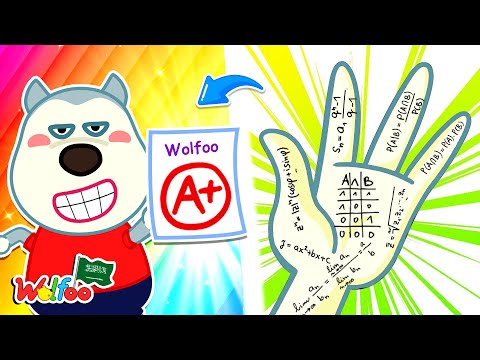 Wolfoo استخدم الحيل في الامتحان؟؟ - قصص العودة إلى المدرسة @wolfooinarabic