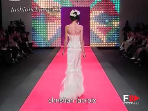 "Christian Lacroix" Spring Summer 2009 Bridalwear Milan 2 of 2 by FashionChannel