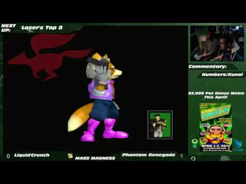 Liquid` Crunch (Fox) vs. Phantom Renegade (Marth) - MM15 SSBM Pro Bracket LR7
