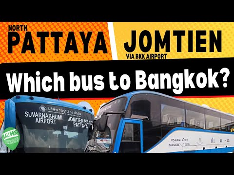 PATTAYA PARA BANGKOK | Qual ônibus é melhor: Pattaya North ou Jomtien & Airport Link?