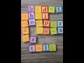 Alphabet Blocks 4️⃣ Letter Words