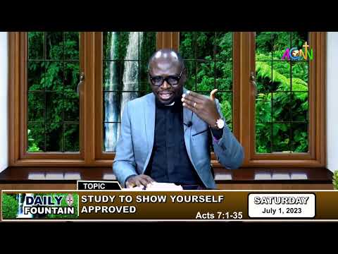 DAILY FOUNTAIN DEVOTIONAL OF JULY 1, 2023 - THE VEN. DR. OLUSEGUN AKINOLA