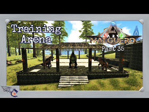 Building A Dinosaur Storage Arena | ARK: Valguero #35
