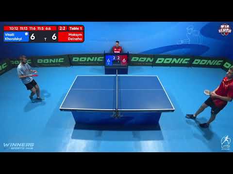 18:30 Vitalii Khorolskyi  2 - 3 Maksym Deineha  West 3 WIN CUP 16.10.2022 | TABLE TENNIS WINCUP
