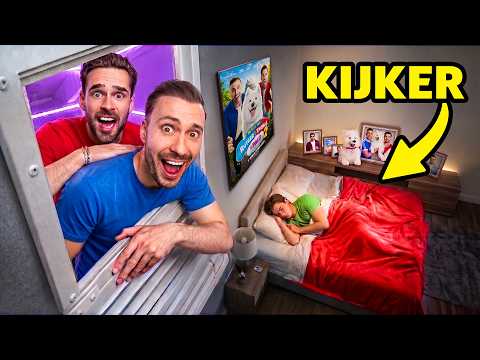 Stiekem Een GEHEIME KAMER Bouwen Bij Een Kijker Thuis! (Verstoppen)