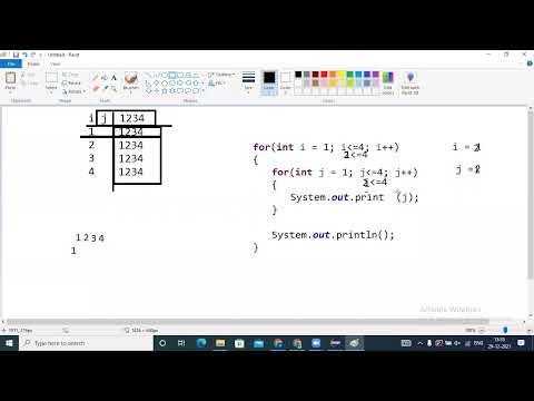 Corejava 36 In Marathi Pattern Program 1