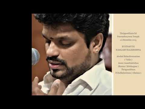 Kunnakudi M.Balamuralikrishna - Thrippunithura Sri Poornathrayeesa Temple 12.December.2015