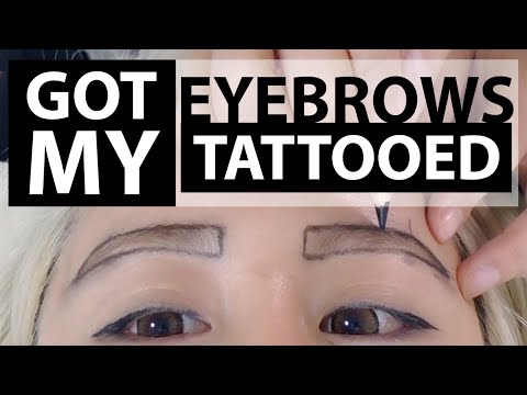 Eyebrow Tattoo Before and After ♥ Everything you need to know 3D Korean Eyebrow Tattoo Temporary