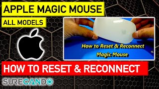 How to Reset & Reconnect Apple Magic Mouse Troubleshooting Fix Bluetooth Wireless Battery Mouse 2