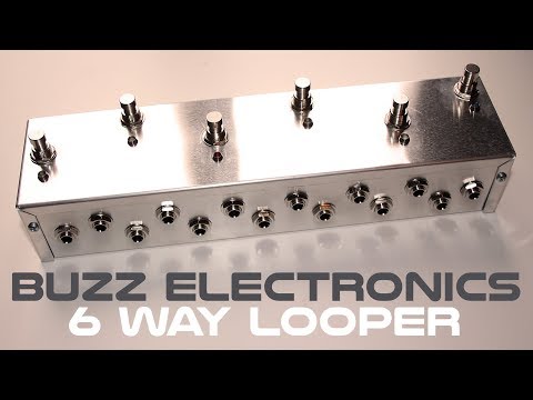 Buzz Electronics 6 Way Looper - True Bypass Switcher