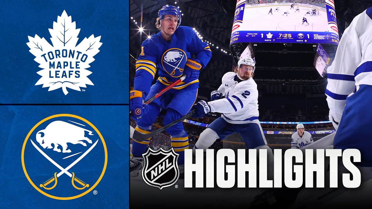 Maple Leafs vs. Sabres | NHL Highlights | March 14, 2026