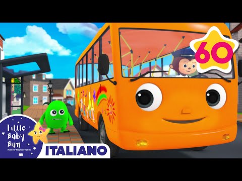 Impara i colori degli autobus | Little Baby Bum Italiano⭐| Canzoni per Bambini🎵 | Cartoni animati