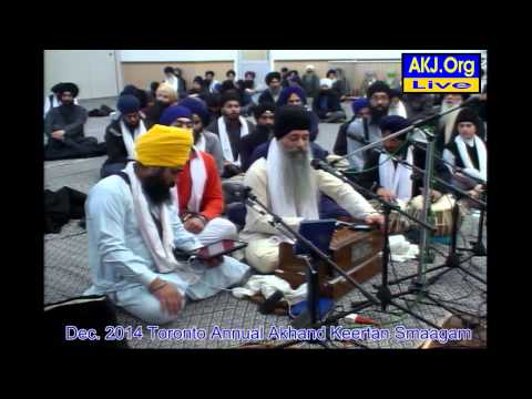 009 Toronto Dec. 2014 Smaagam - Sunday Morning Keertan - Bh. Harpreet Singh Jee Toronto