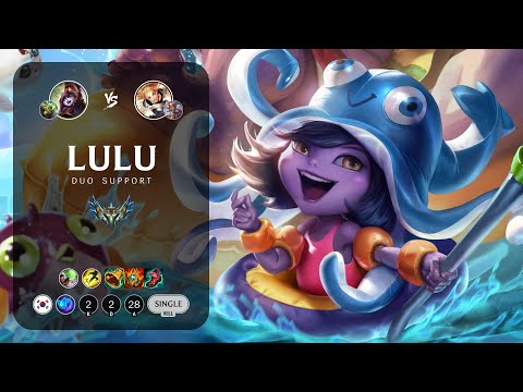 Lulu Support vs Lux - KR Challenger Patch 14.5