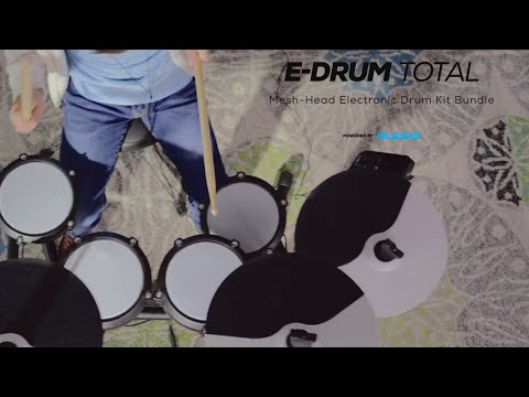 Alesis E-Drum Total Mesh-Head Electronic Drum Kit Bundle image 9