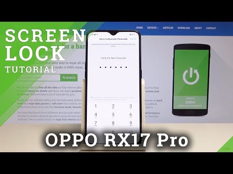 How to Add Passcode in OPPO RX17 Pro - Set Up Screen Lock