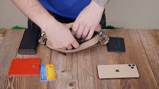 Модная кожаная сумка с переплетами для стильных женщин Vintage 22409 бежевая