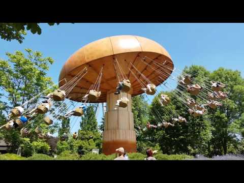 Freizeitpark Tripsdrill - Kettenkarussell Wirbelpilz- Ausflug mit Kindern