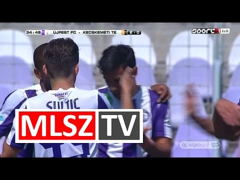Nemanja Andrics gólja az Újpest FC - Kecskeméti TE mérkőzésen