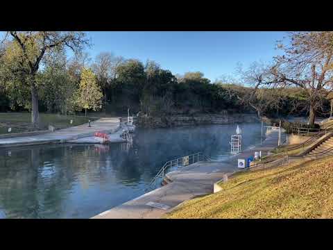 Morning Sights and Sounds of Barton Springs in Austin, Texas