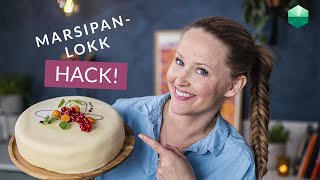 Marsipankake hack! - Slik får du perfekt marsipanlokk 