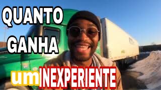 SALÁRIO DE CAMINHONEIRO INEXPERIENTE NOS EUA #018