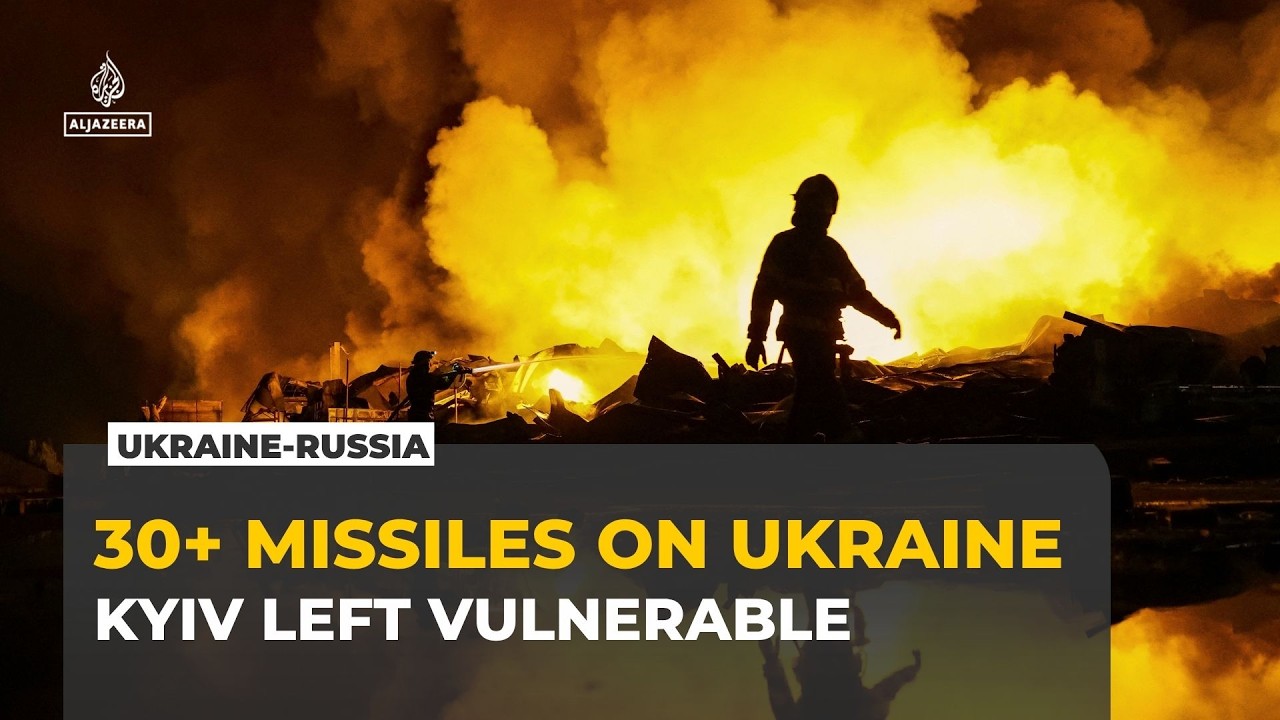Second mass strike in a week: Kyiv’s air defences run out