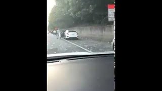 Money Flying Free on the Freeway || ViralHog