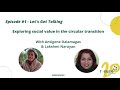Episode #2- Lets get talking: Exploring social value in the circular transition with Lakshmi Narayan