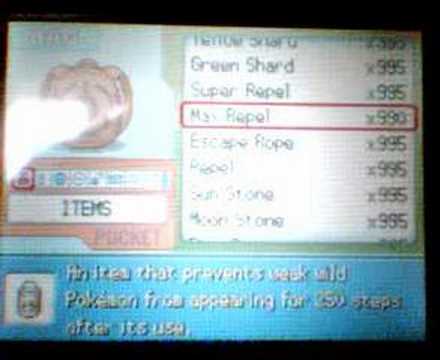 Pokemon Diamond/Pearl - Ev training Attack