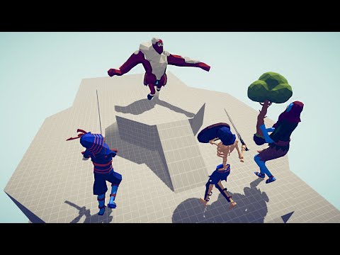 GIANT Tournament (SKELETON, SAMURAI, TREE, ICE) - Totally Accurate Battle Simulator TABS