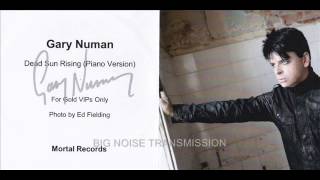 GARY NUMAN - DEAD SUN RISING (PIANO VERSION) VIP CD