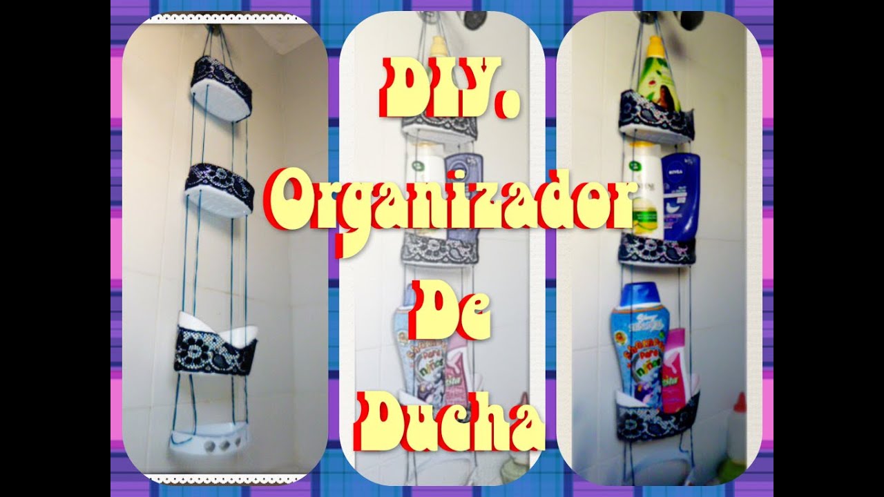DIY. Organizador de ducha Manualidades Yeye