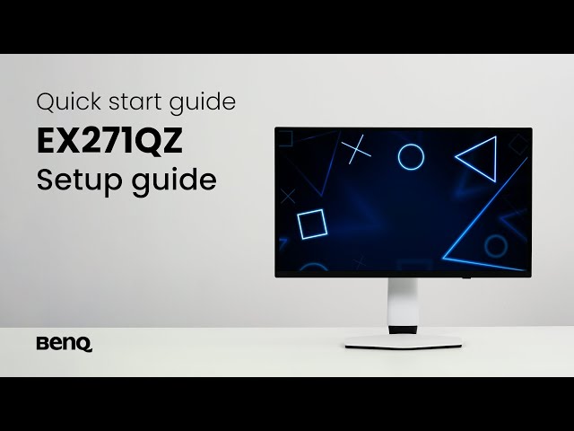 Écran PC BenQ MOBIUZ EX271QZ 27" QHD 500Hz OLED 0,03ms Ajustable video