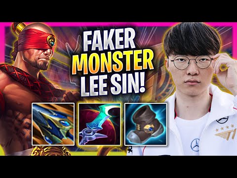 FAKER IS A MONSTER WITH LEE SIN! - T1 Faker Plays Lee Sin JUNGLE vs Gwen! | Bootcamp 2024
