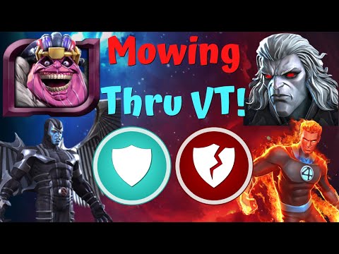 Torch? Battlegrounds Mowing Through The Victory Track With My Stacked Deck! Electric Defense! - MCOC