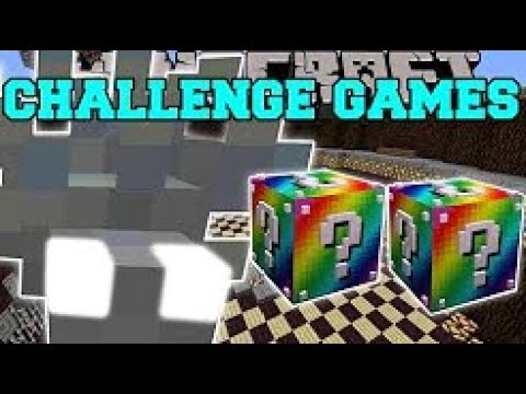 PopularMMOs Pat And Jen Minecraft: OMEGAFISH CHALLENGE GAMES - Lucky Block Mod - Modded Mini-Game
