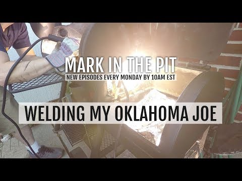 Welding My Oklahoma Joe Offset Smoker At Home