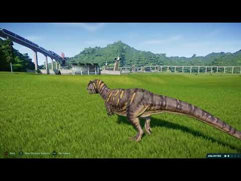 **Jurassic World Evolution: Indoraptor vs Metriacanthosaurus**