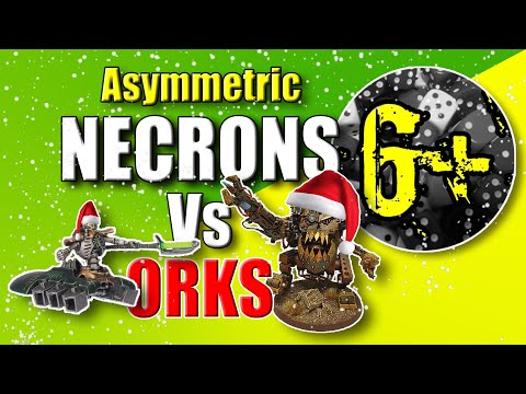 2000 Point Necron Battle Report 40k - Can Orks Defeat the Tomb World?