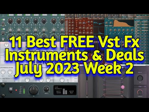 11 Best New FREE VST Plugins, Vst Instruments, Sample Packs & Best Plugin Deals - July 2023 Week 2