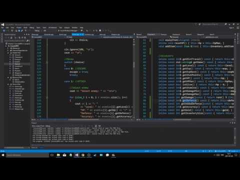 C Game Development | Console RPG | Part 33 | Items Inventory Leveling Adventures and MORE