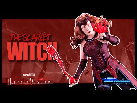 Diamond Select Wanda Vision The Scarlet Witch Figure @TheReviewSpot