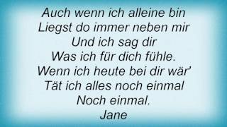 Roland Kaiser - Jane Lyrics