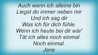 Roland Kaiser - Jane Lyrics